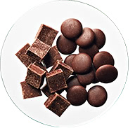 チョコレートは２種類をブレンド